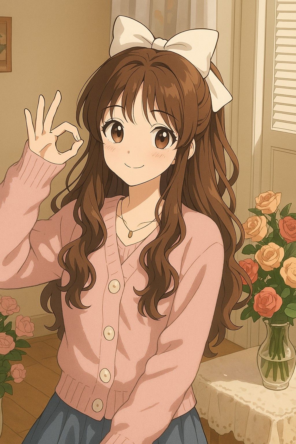 Sad Cute Anime Girl DP for Instagram