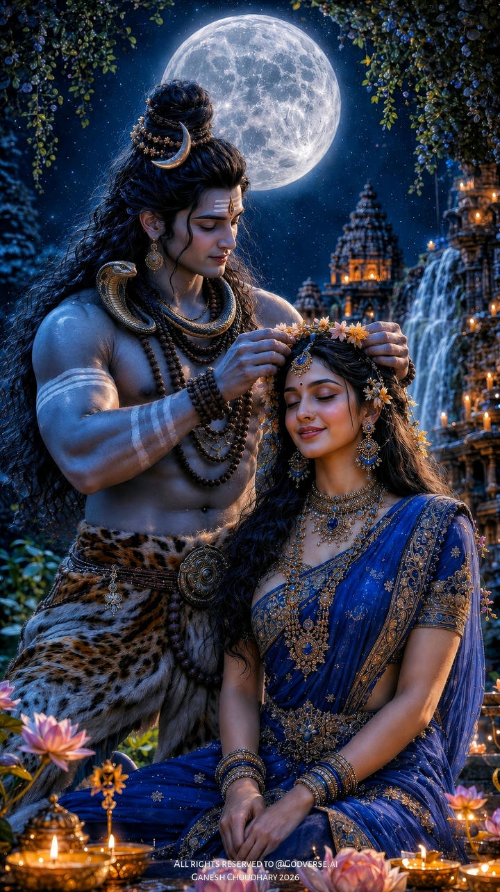 Shiv Parvati Aesthetic Dp