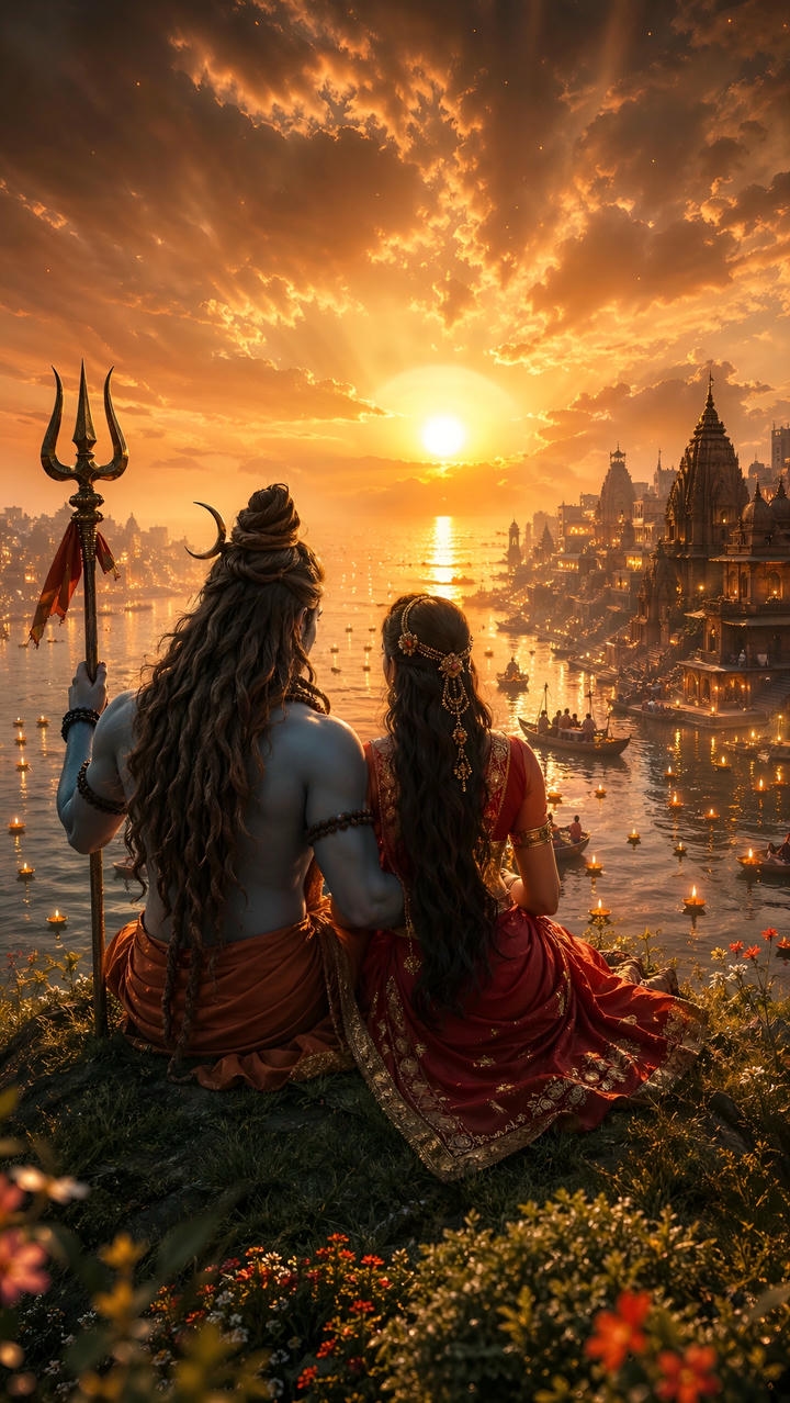 Shiva Parvati Family Dp