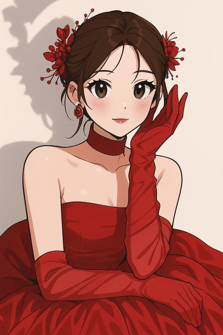 Smiling Cute sAnime Girl DP for Instagram