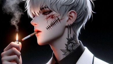 Smoking Attitude Cartoon Boy Dp