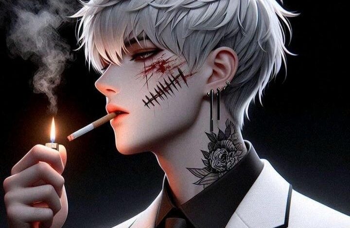 Smoking Attitude Cartoon Boy Dp