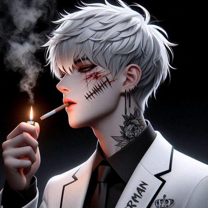Smoking Attitude Cartoon Boy Dp