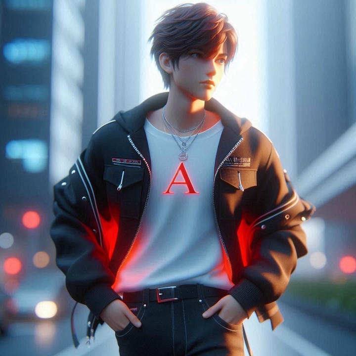 Stylish Cartoon Boy Attitude Profile Pic