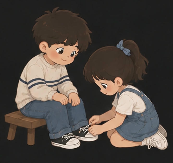 Stylish Cartoon Couple Profile Picture IG