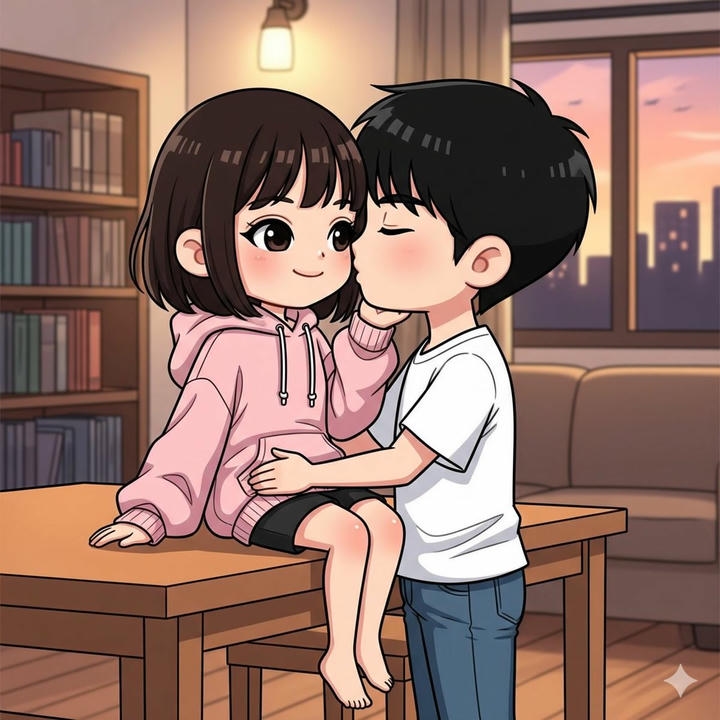 Trendy Couple Dp for Instagram Cartoon