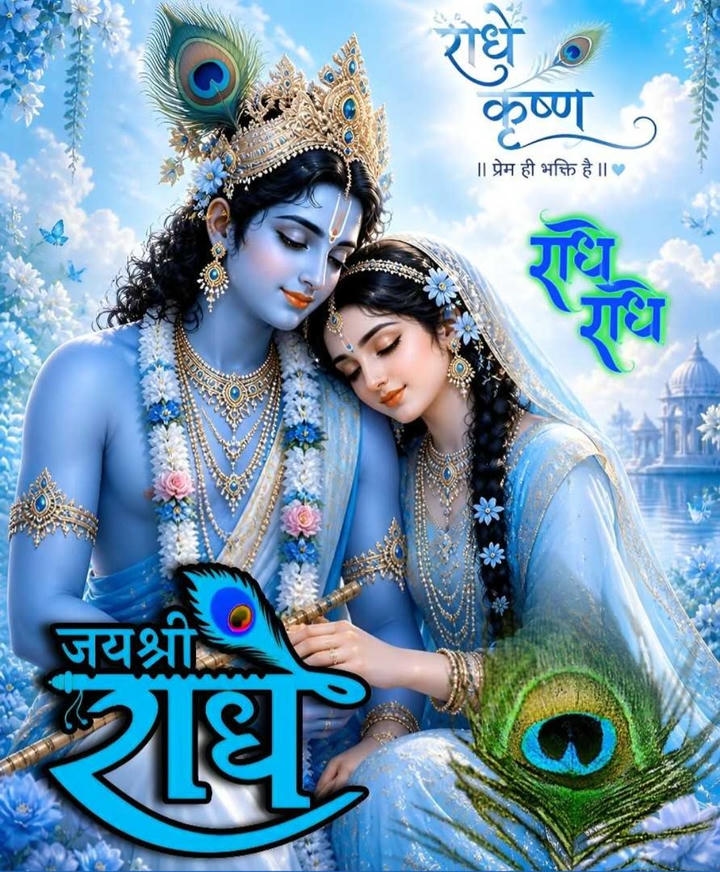 True love Radha Krishna image