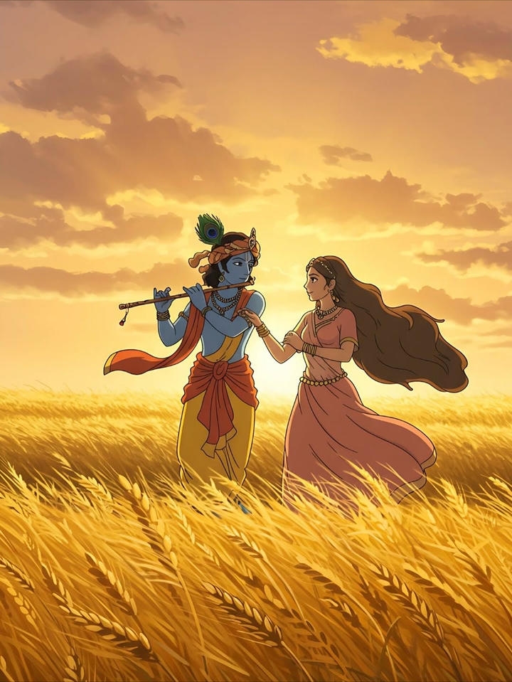 Unique Love Radha Krishna Dp