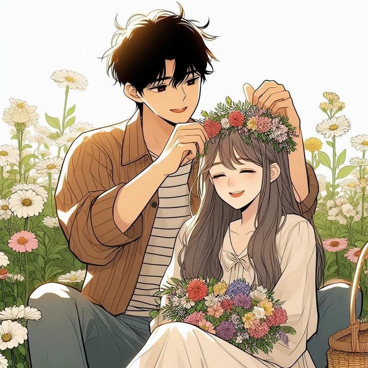 Viral Couple Dp for Instagram Cartoon