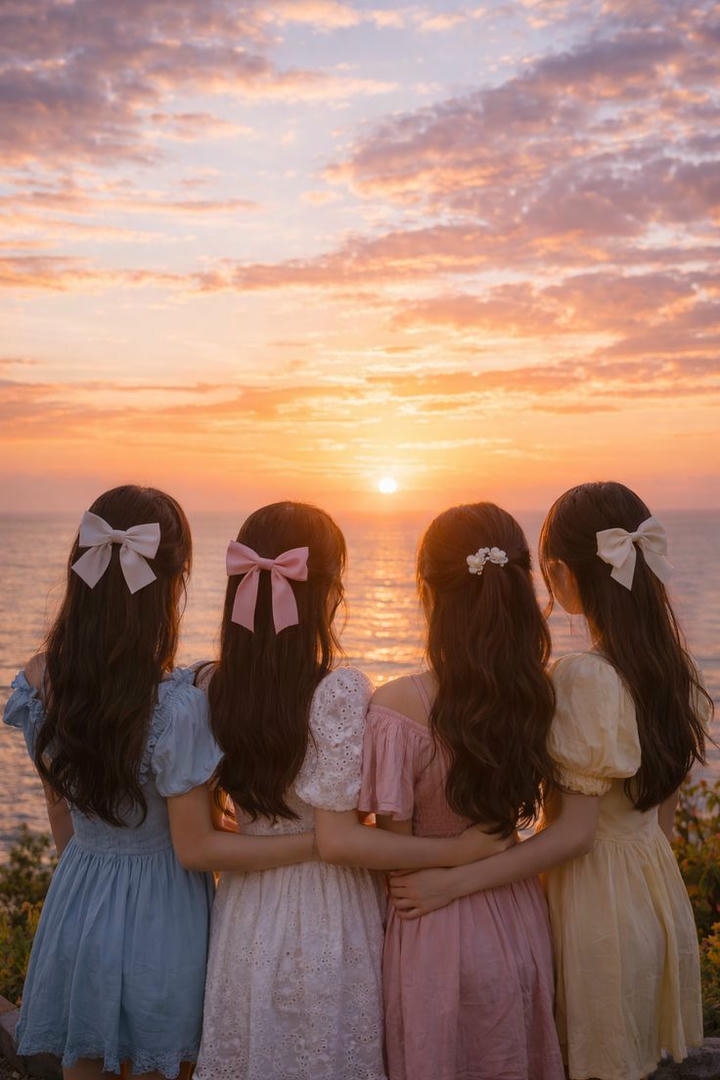 4 Friends Group DP Girl Cute Forever