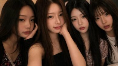 4 Friends Group DP Girl Cute Illustration