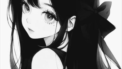 Aesthetic Anime Girl DP for Instagram