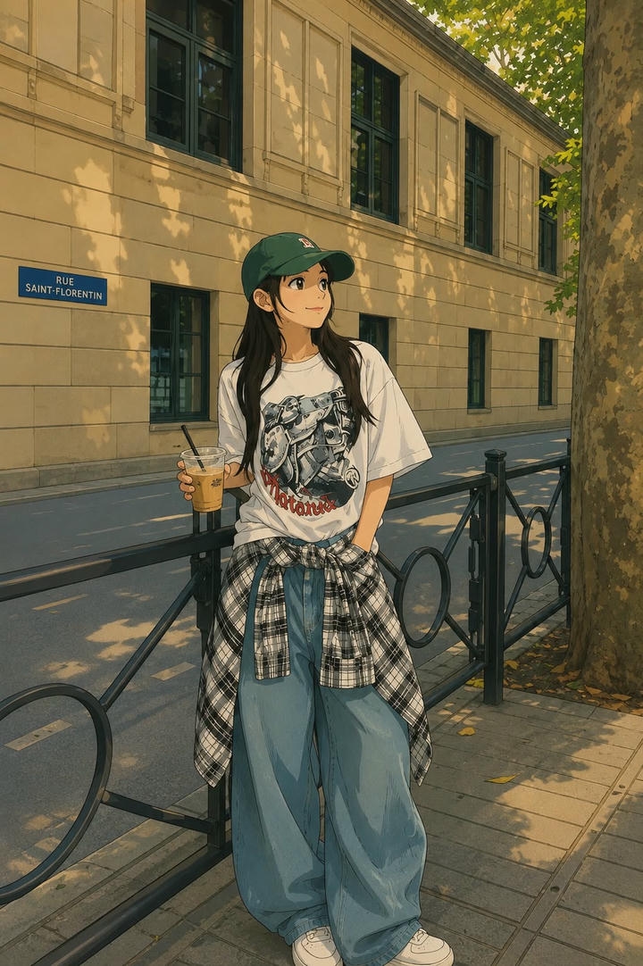 Aesthetic Girl Anime DP