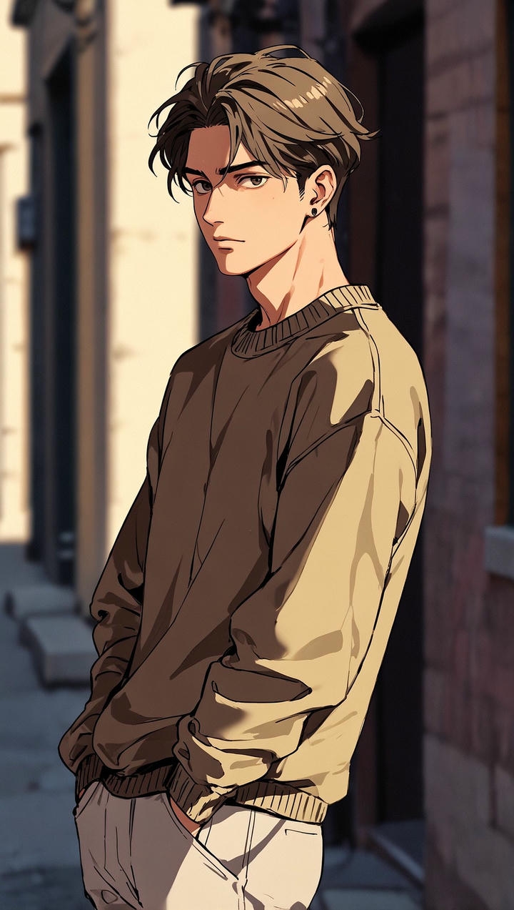 Alone Anime DP Boy