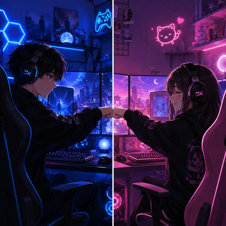 Animated Matching Couple DP