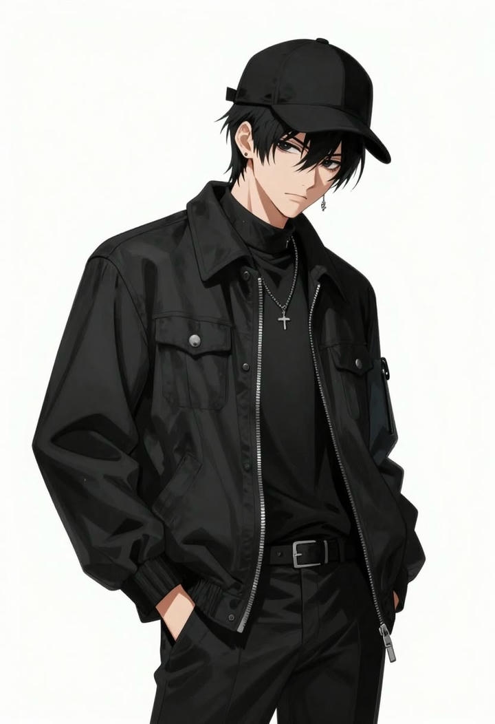 Anime DP Boy with Hoodie