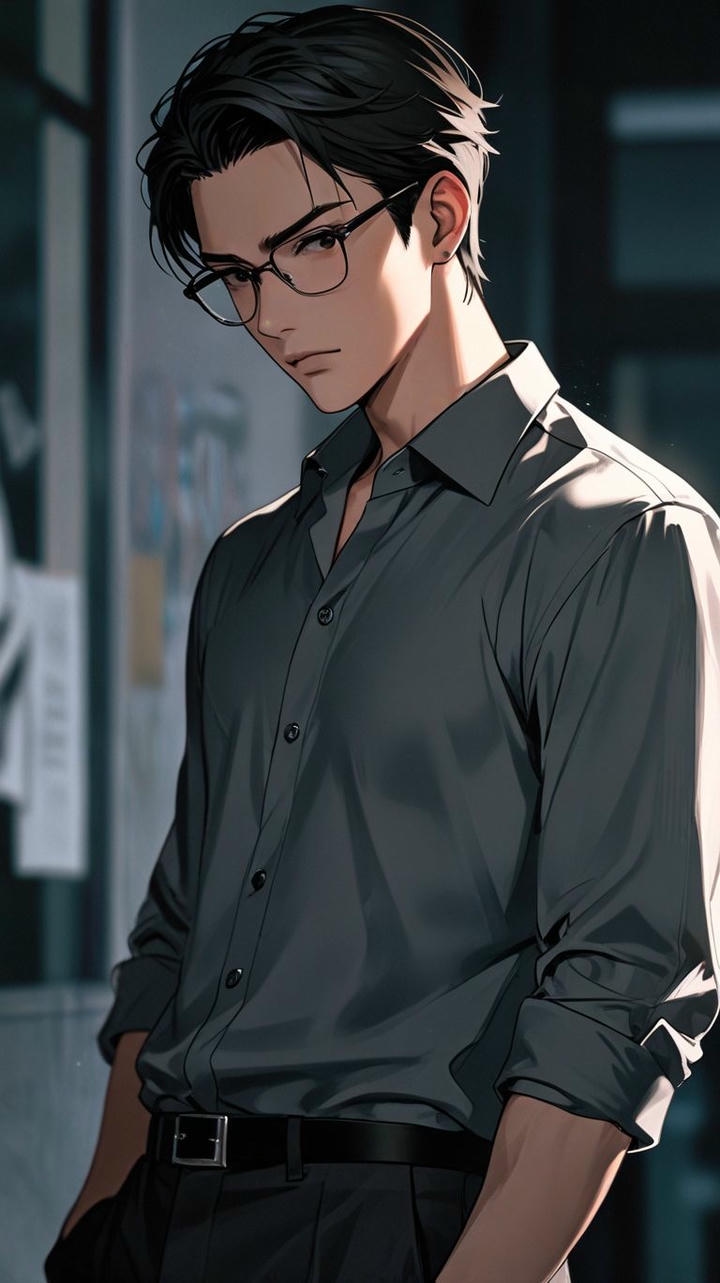 Anime DP for Instagram Boy Blue Eyes