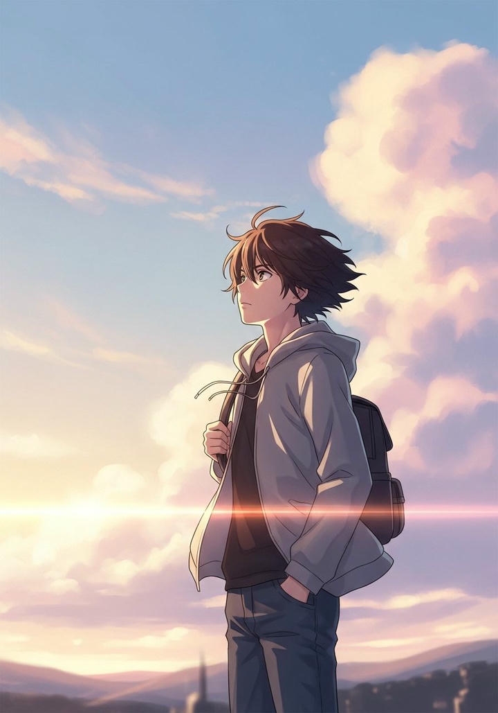 Anime DP for Instagram Boy with Headphones