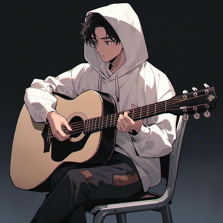Anime DP for Instagram Boy with Hoodie