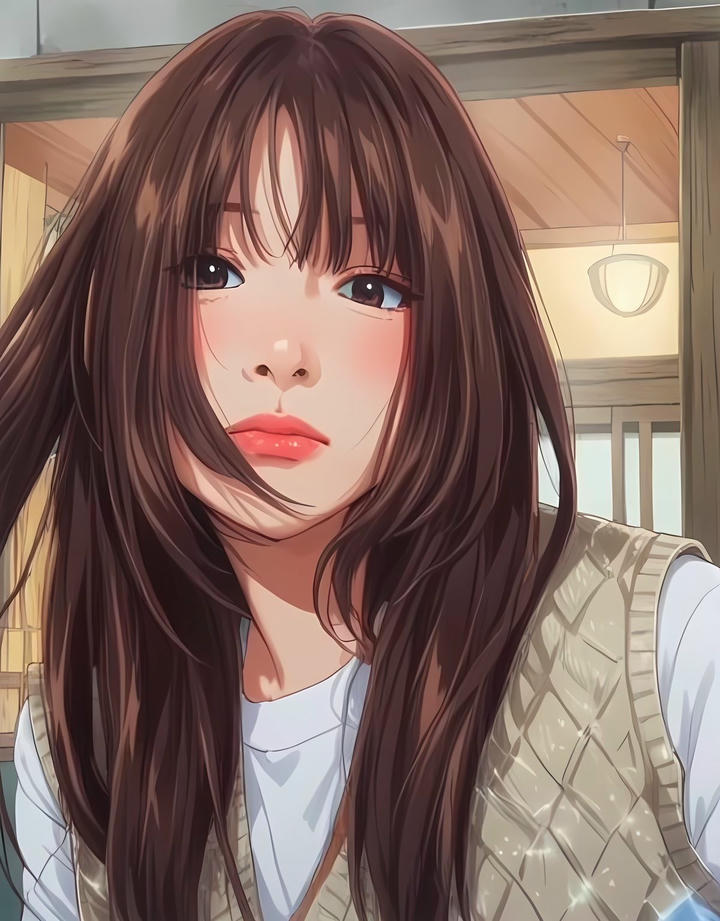 Anime Girls DP Black Hair