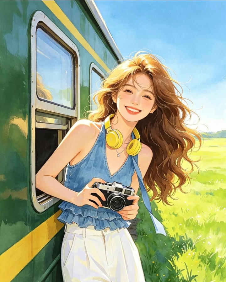 Attitude Confident Girl Cartoon DP