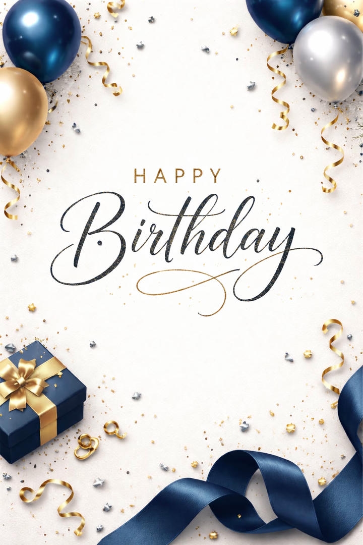 Beautiful Birthday Wish Background Image