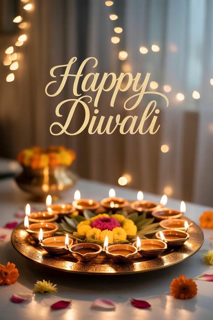 Beautiful Happy Diwali Wish Image