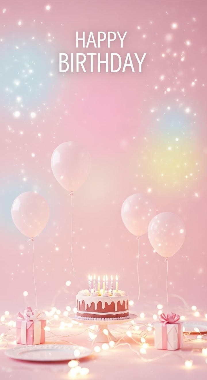 Birthday Wish Background Image for Editing