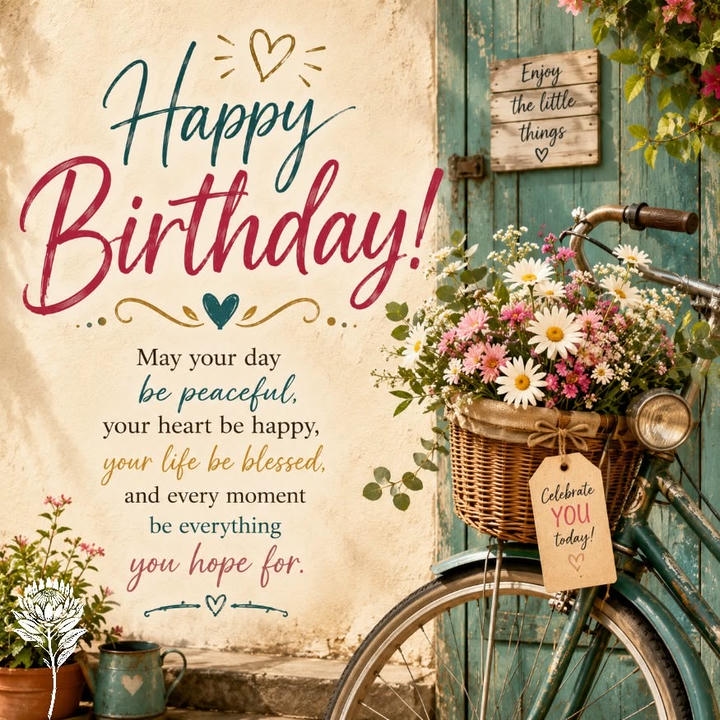 Birthday Wish with Image HD