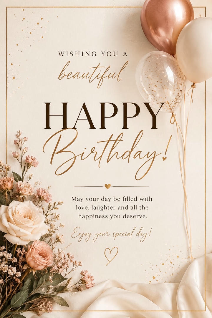 Birthday Wish with Image for Husband
