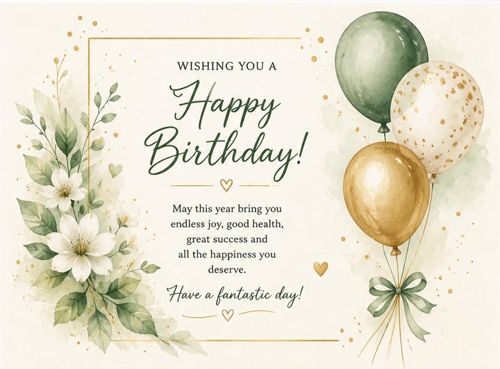 Birthday Wish with Image for Mom