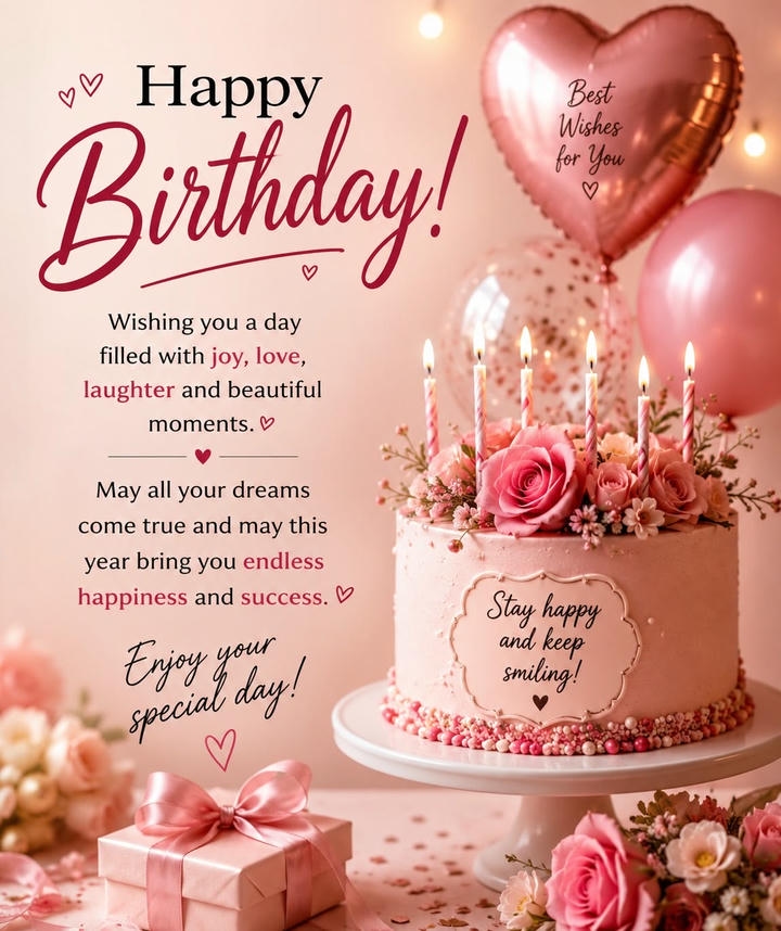 Birthday Wish with Image for Son