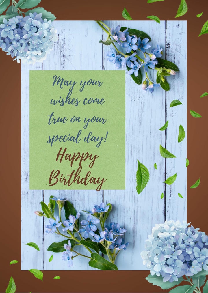 Birthday Wish with Image for WhatsApp