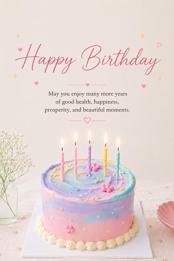 Birthday Wish with Image