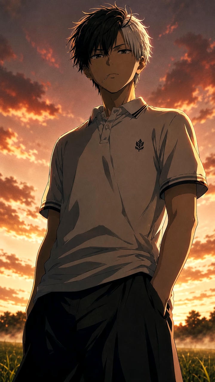 Black Anime DP Boy