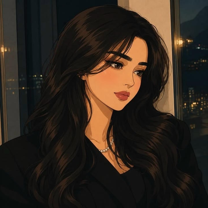 Black Anime Girl DP