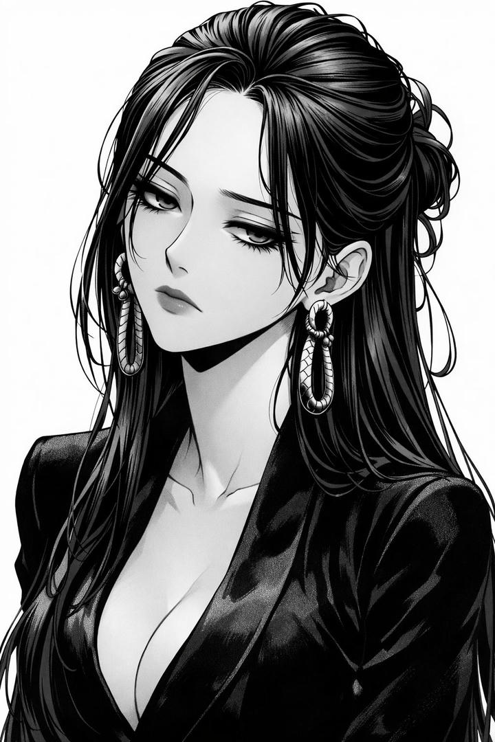 Black Anime Girl Profile Picture for Instagram