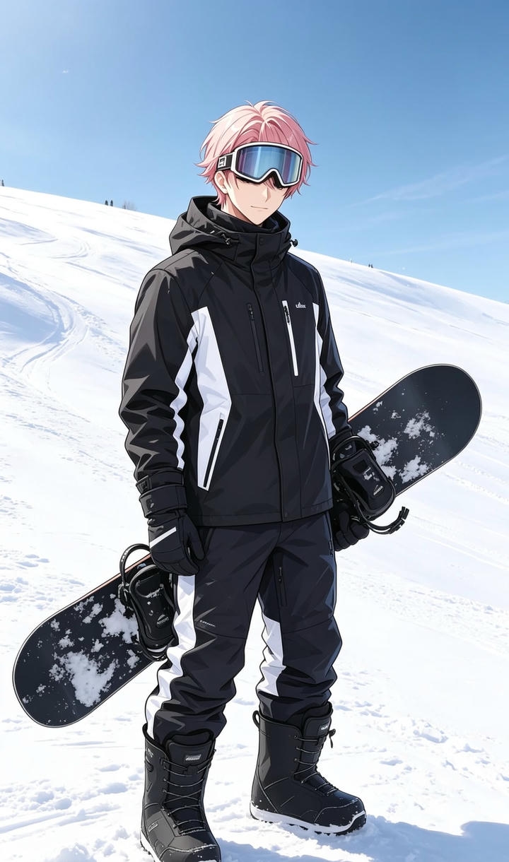 Boys Anime DP Black and White