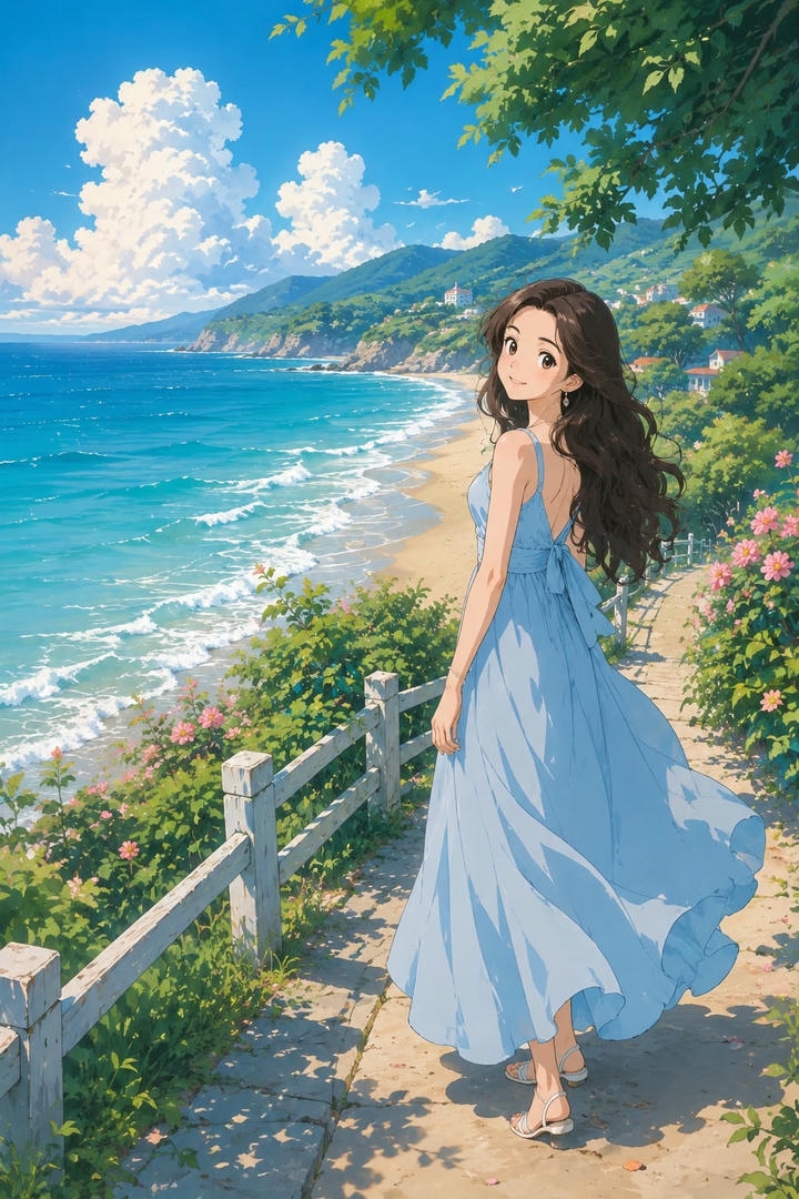 Confident Anime Girl Cute DP