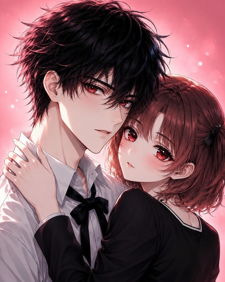 Couple Anime DP Dark Aesthetic