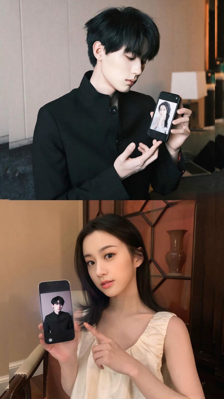 Couple DP for Instagram Half Half Boy and Girl