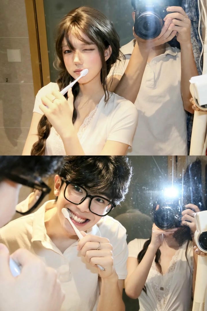 Couple DP for Instagram Half Half Download