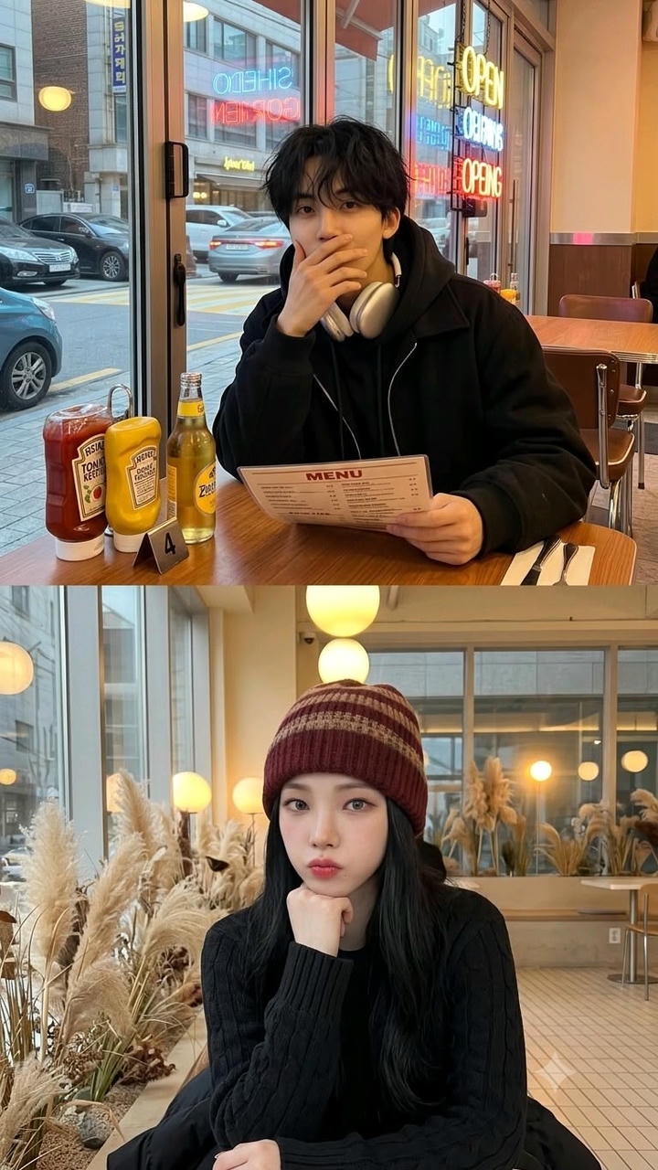 Couple DP for Instagram Half Half Sad