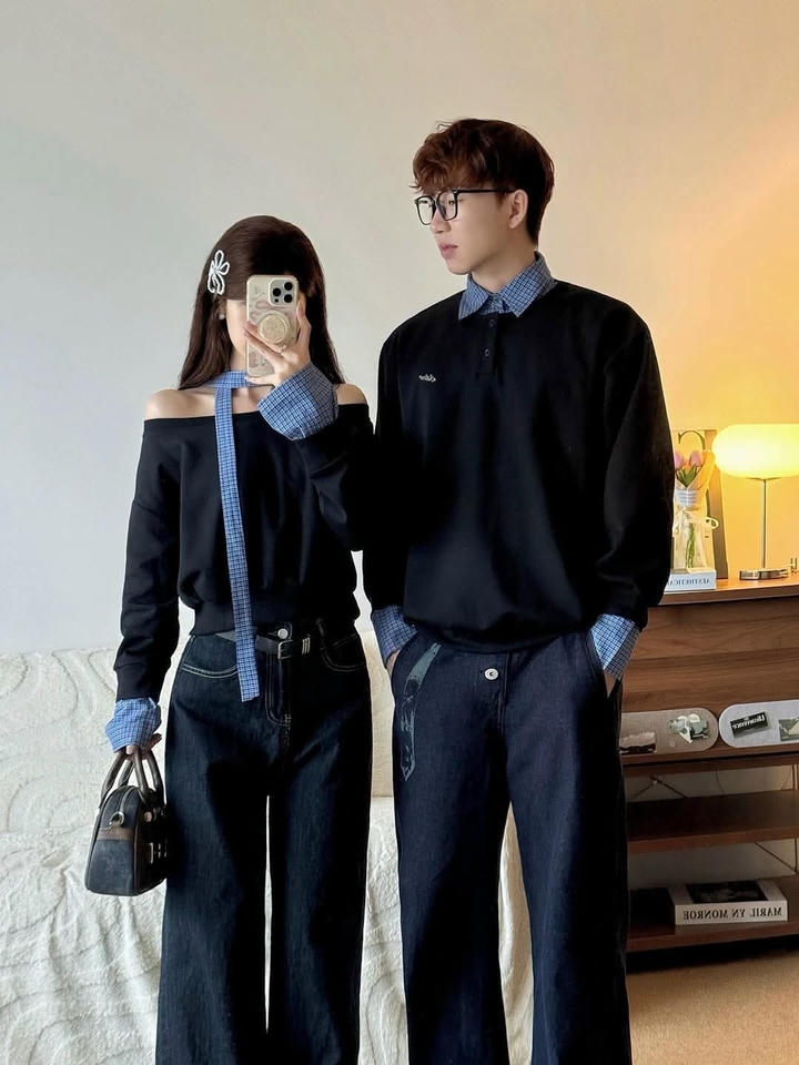 Couple Insta DP Half Half