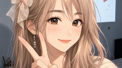 Cute Anime Girl DP for Insta