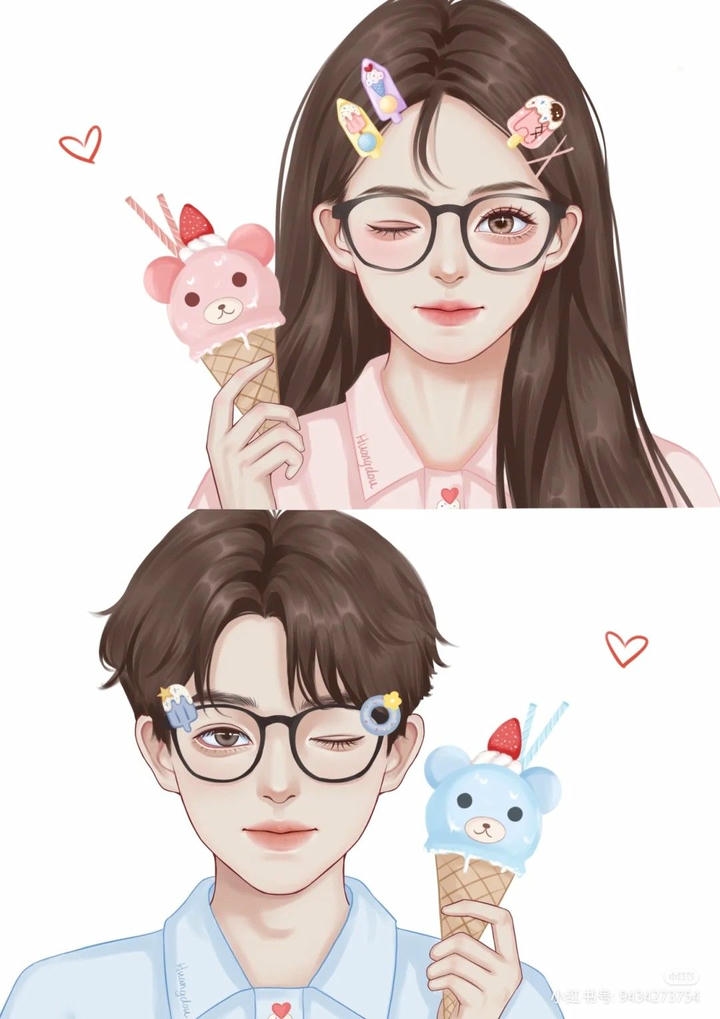 Cute BF GF Matching DP Animation