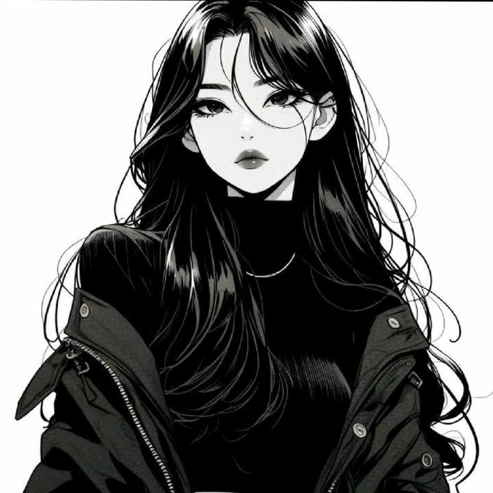 Cute Black Anime Girl DP for Instagram