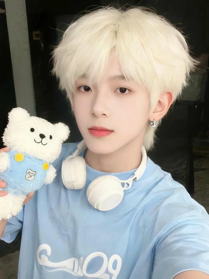 Cute Boy DP Selfie