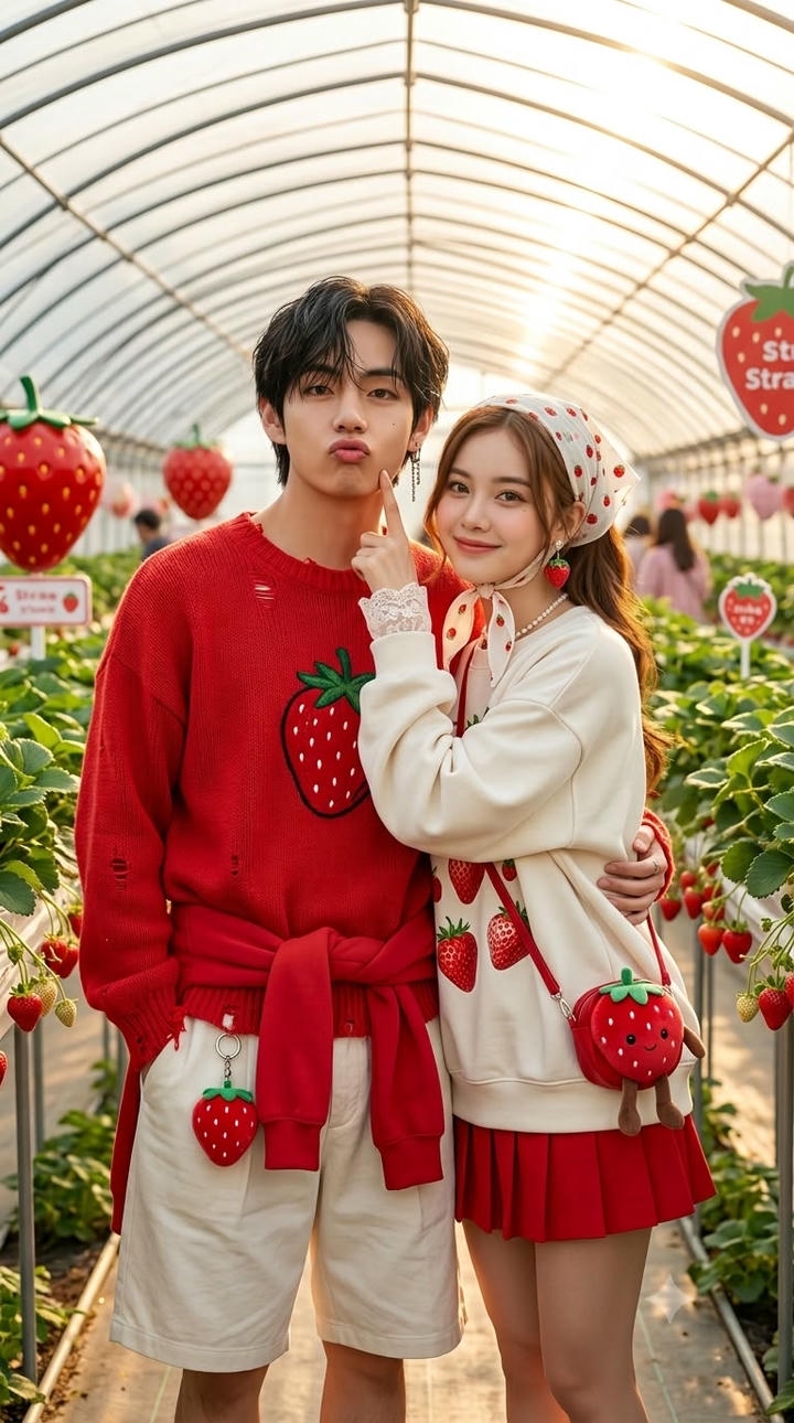 Cute Couple DP for Instagram Half Half