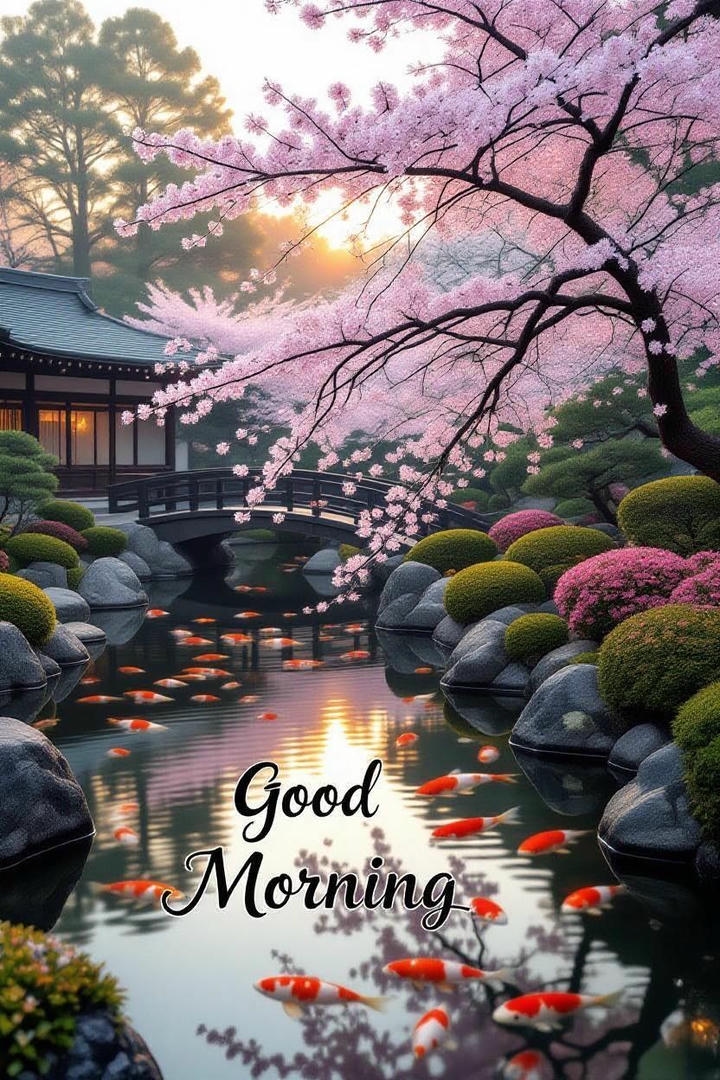 Cute Good Morning Wish with Image